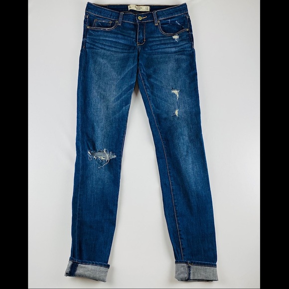 Abercrombie & Fitch Denim - Abercrombie & Fitch Super Skinny Distressed Jeans 6L 28x33